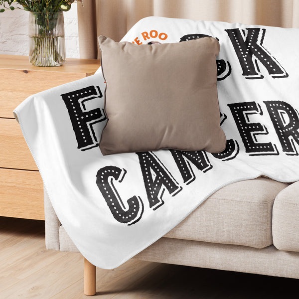 F cancer Sherpa blanket