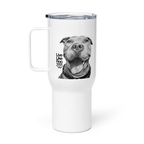 Roo Art Travel mug with a handle