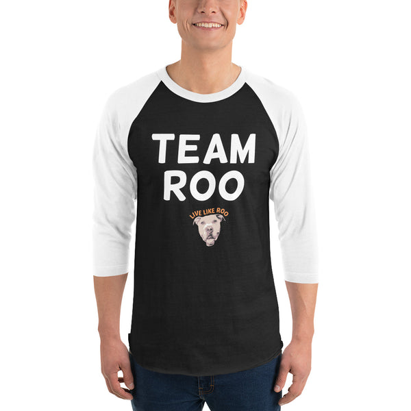 Team Roo 3/4 sleeve raglan shirt