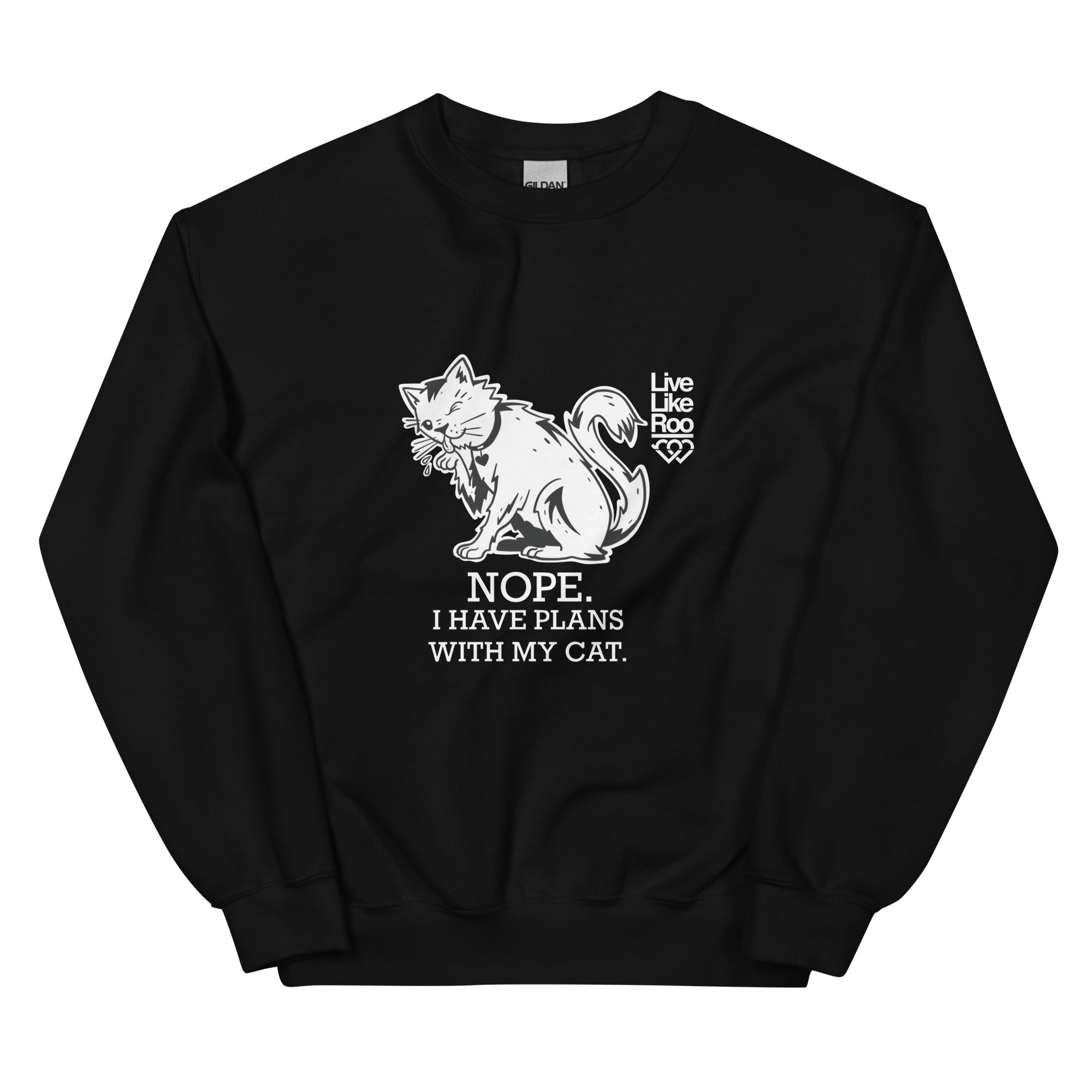 Nope Cat Unisex Sweatshirt – LiveLikeRoo