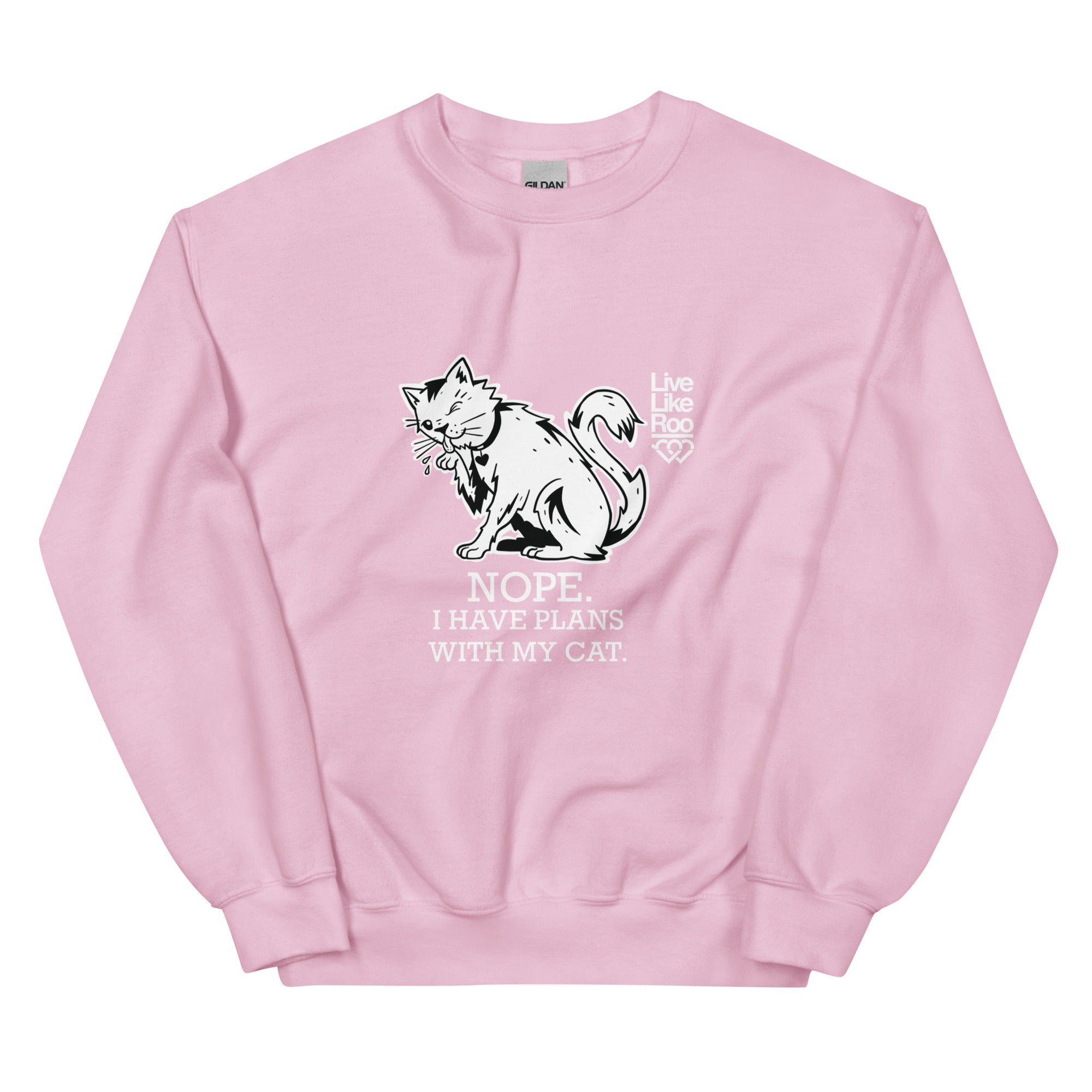 Nope Cat Unisex Sweatshirt – LiveLikeRoo