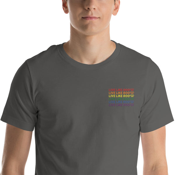 Rainbow Live Like Roo Unisex t-shirt