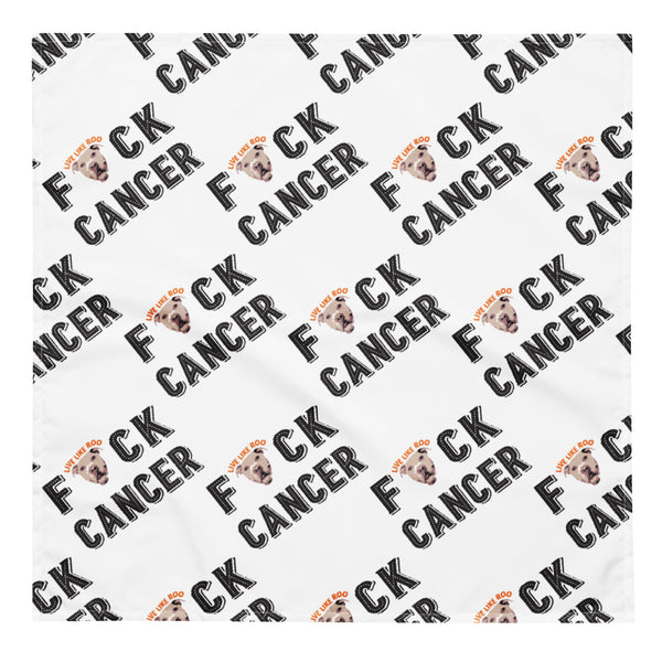 F Cancer All-over print DOG bandana