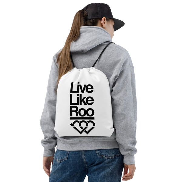 Live Like Roo Drawstring bag
