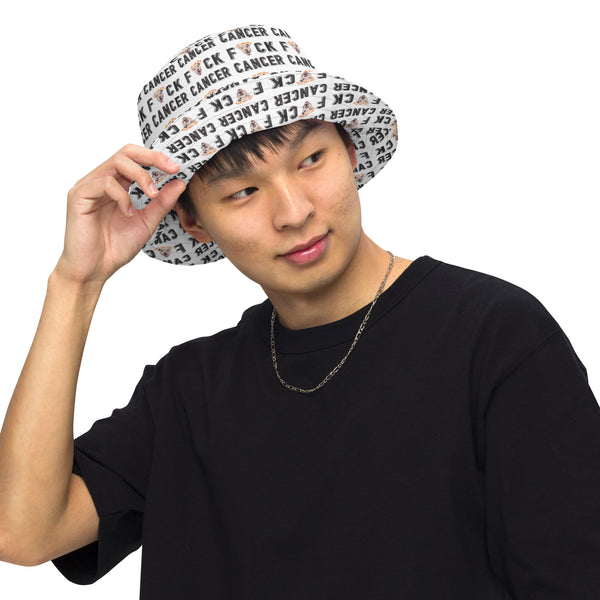 F Cancer Reversible Bucket Hat