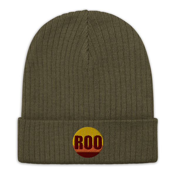 Roo Embroidered Recycled Cuffed Beanie