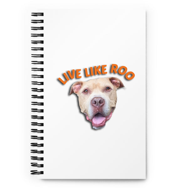Roo Face Spiral notebook