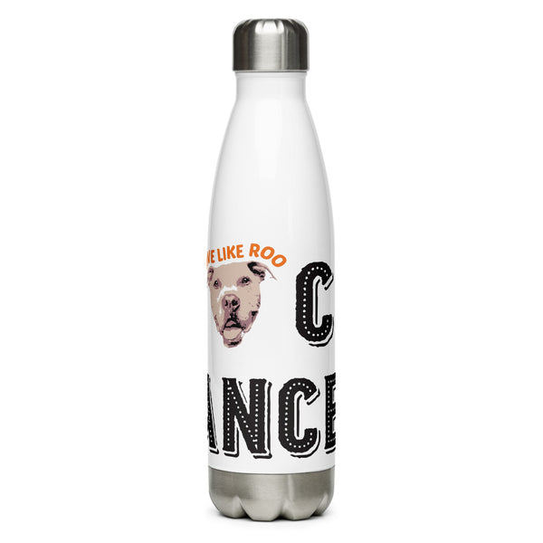 F Cancer Stainless Steel Water Bottle