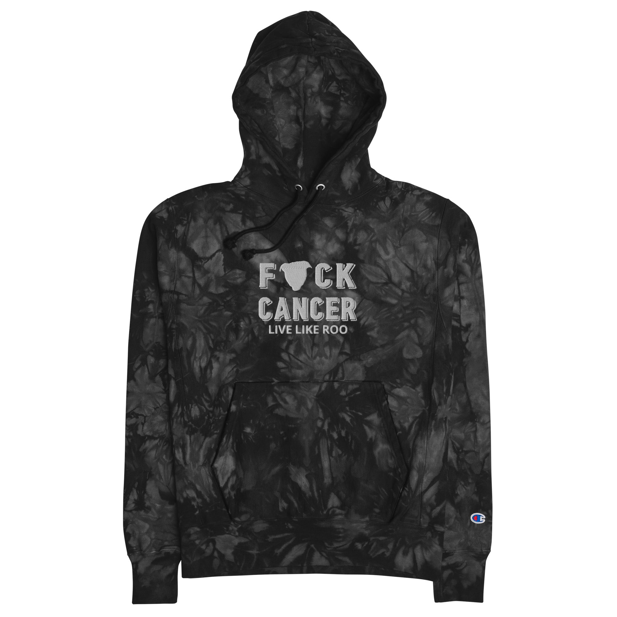 F@%K Cancer Unisex Champion outlet tie-dye hoodie